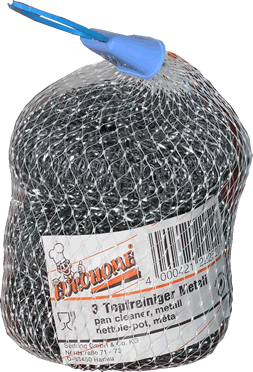 Netzbeutel mit Stahlschw&auml;mmen