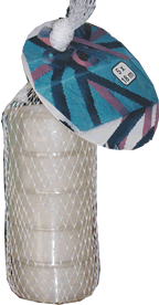 Netzbeutel bef&uuml;llt mitKlebeband