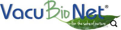 VacuBioNet - Logo biologisch abbubares Weihnachtsbaumverpackungsnetz